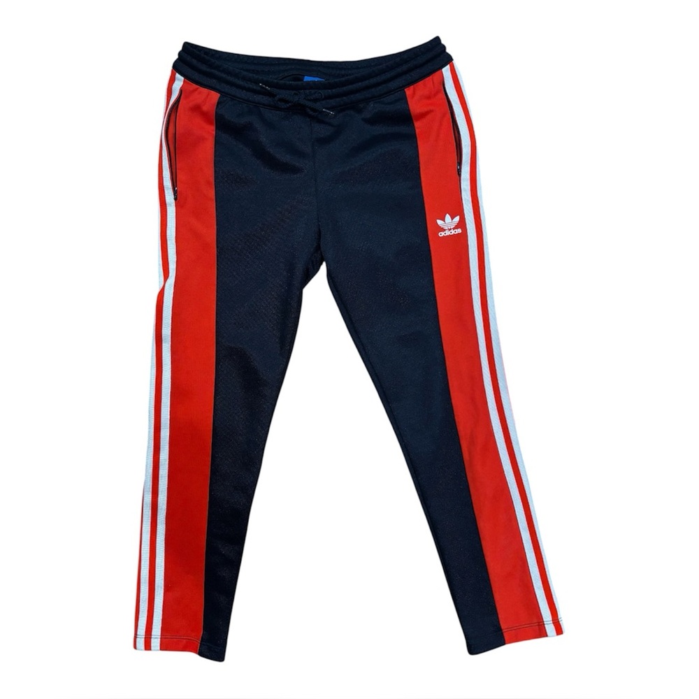 Adidas Osaka Originals Track Pants Mens XS (Women’s S) Navy & Red Colorblock